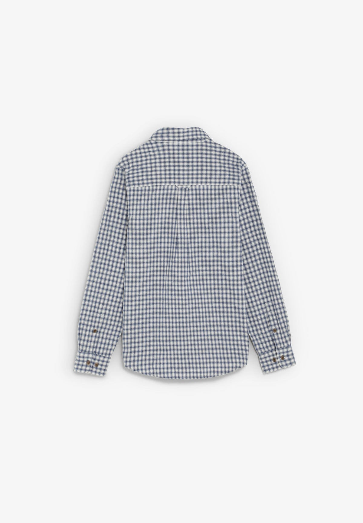 CHECK SHIRT WITH A BUTTON-DOWN COLLAR