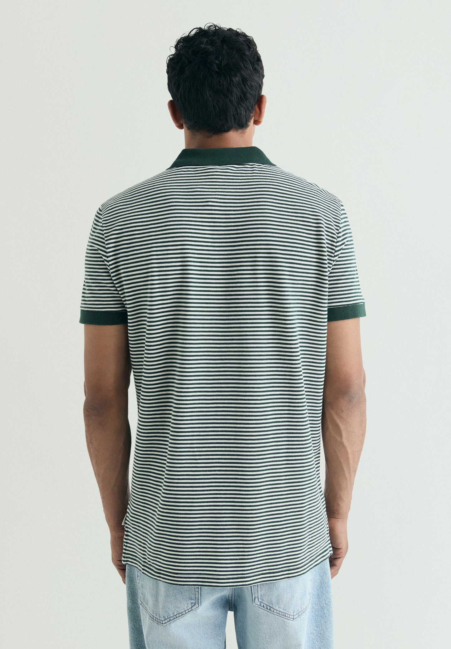 CONTRAST STRIPED POLO SHIRT