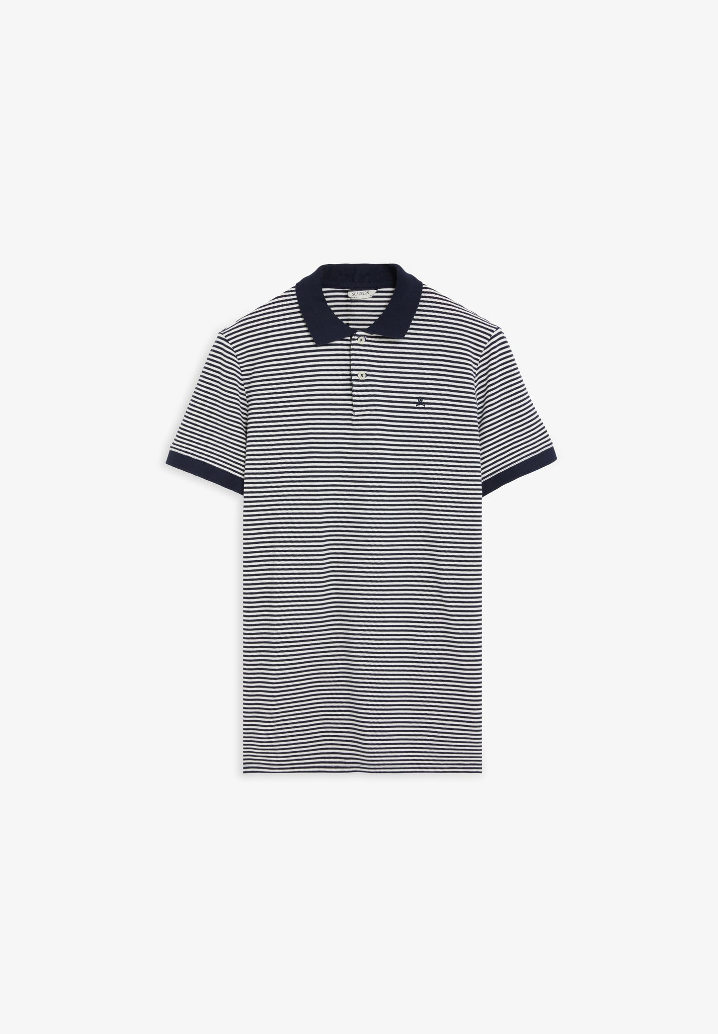 CONTRAST STRIPED POLO SHIRT