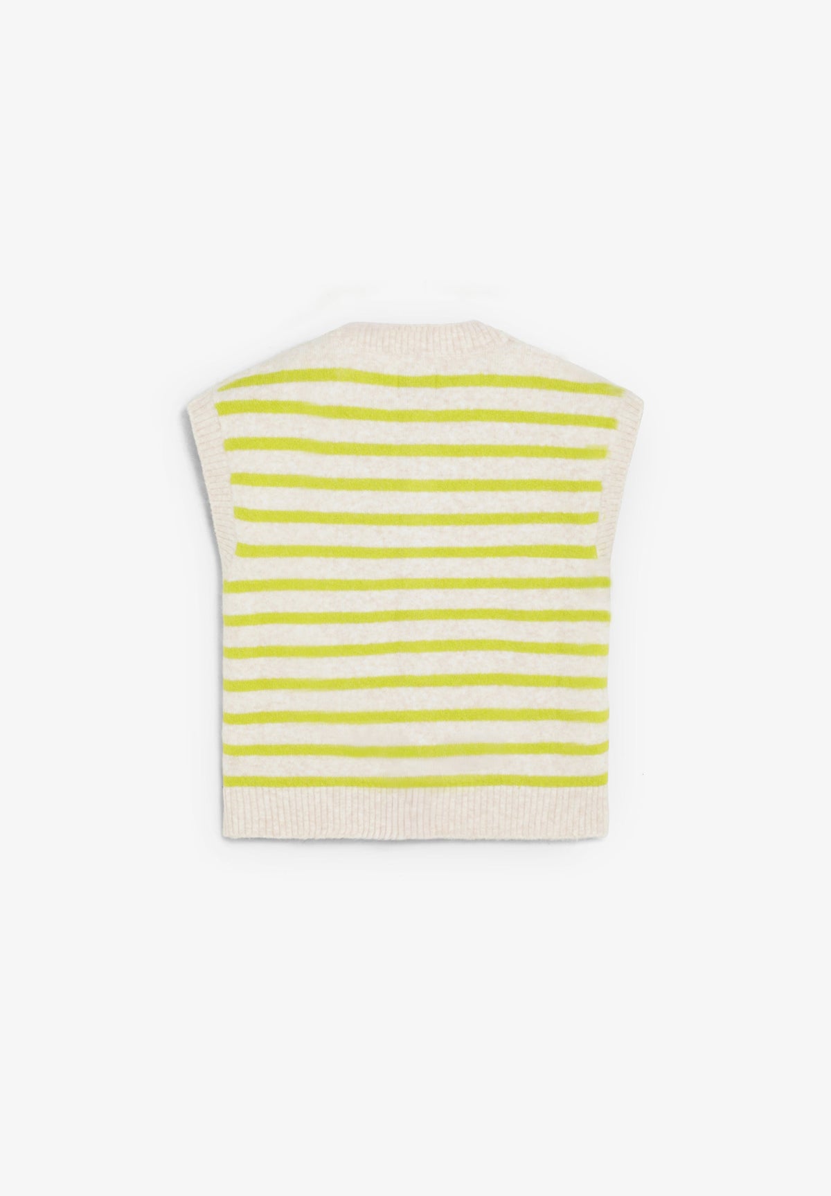 STRIPED KNITTED VEST