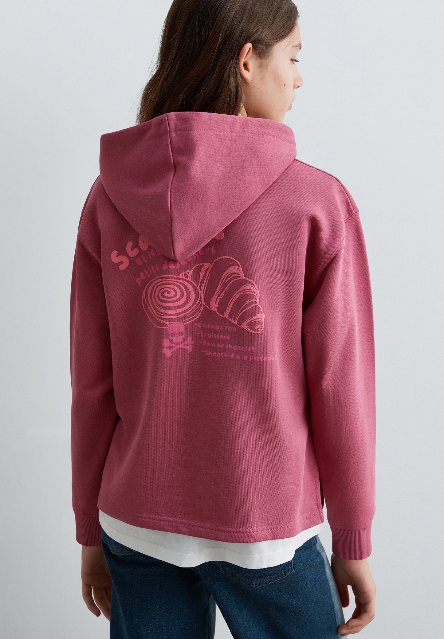 CROISSANT PRINT HOODIE