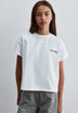 T-SHIRT WITH RHINESTONE DETAIL