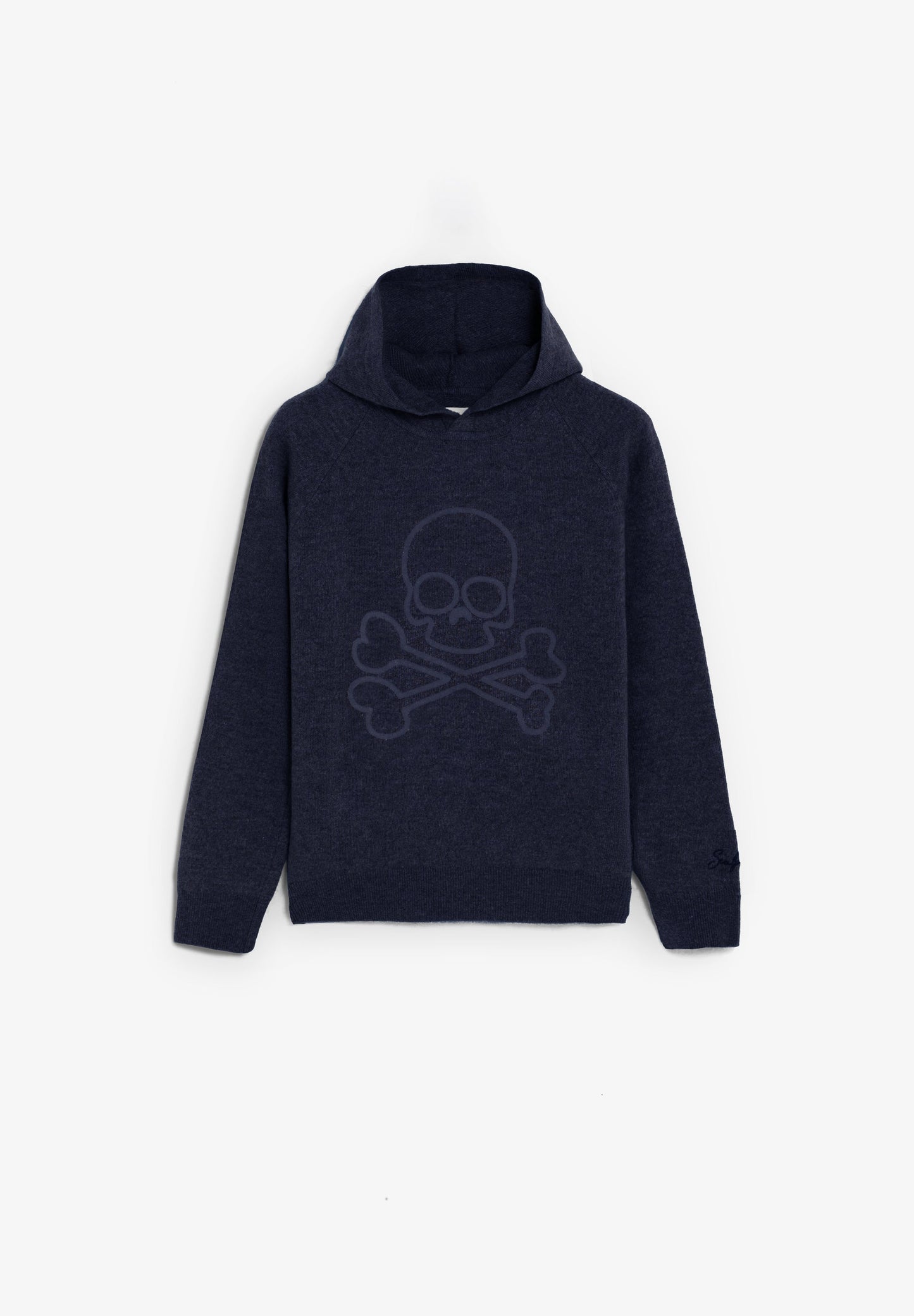 FINE KNIT HOODED SWEATER