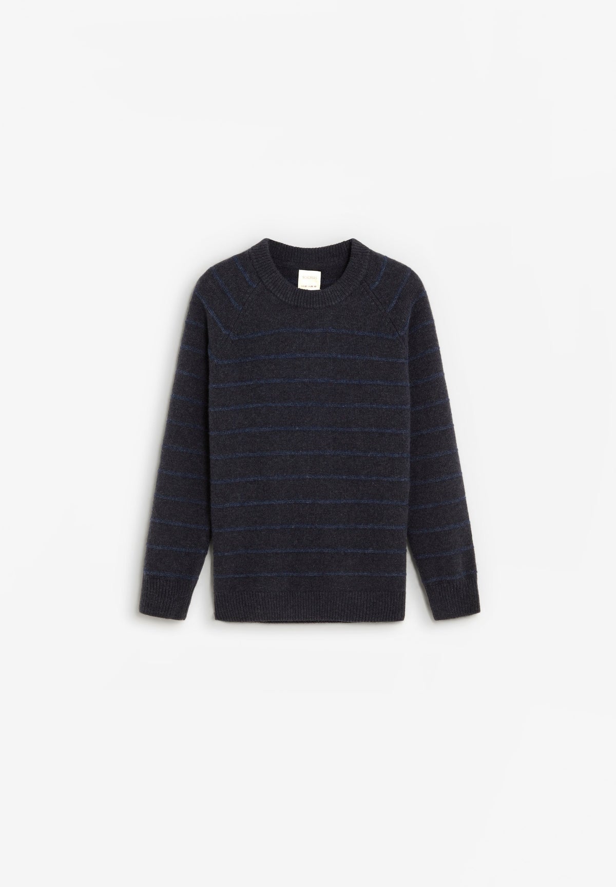 STRIPED FINE KNIT SWEATER