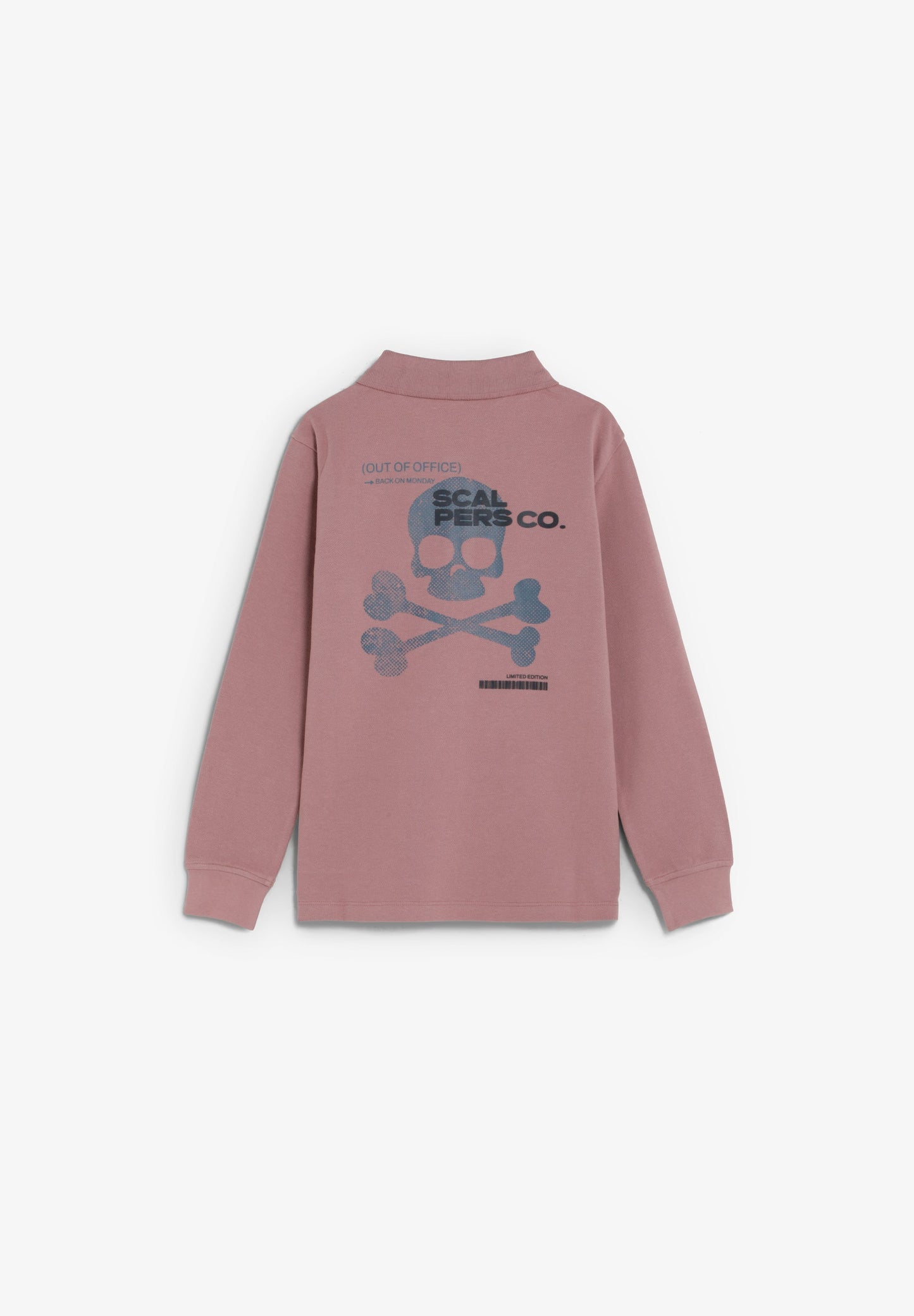 SCBACK SKULL LS POLO KIDS