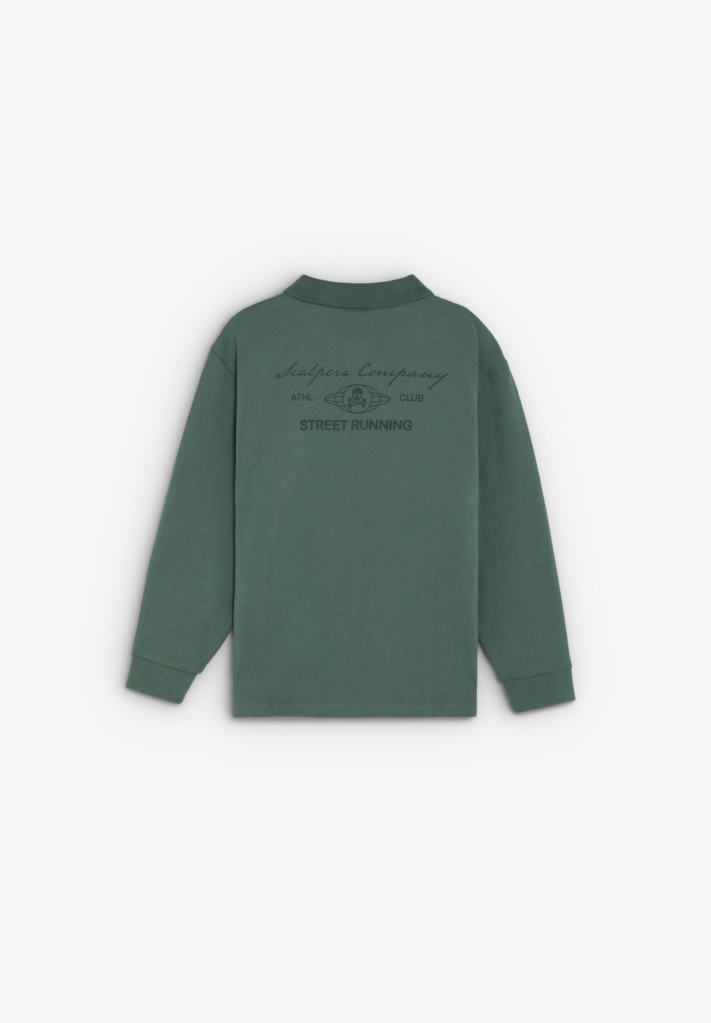 LONG SLEEVE PRINTED POLO SHIRT