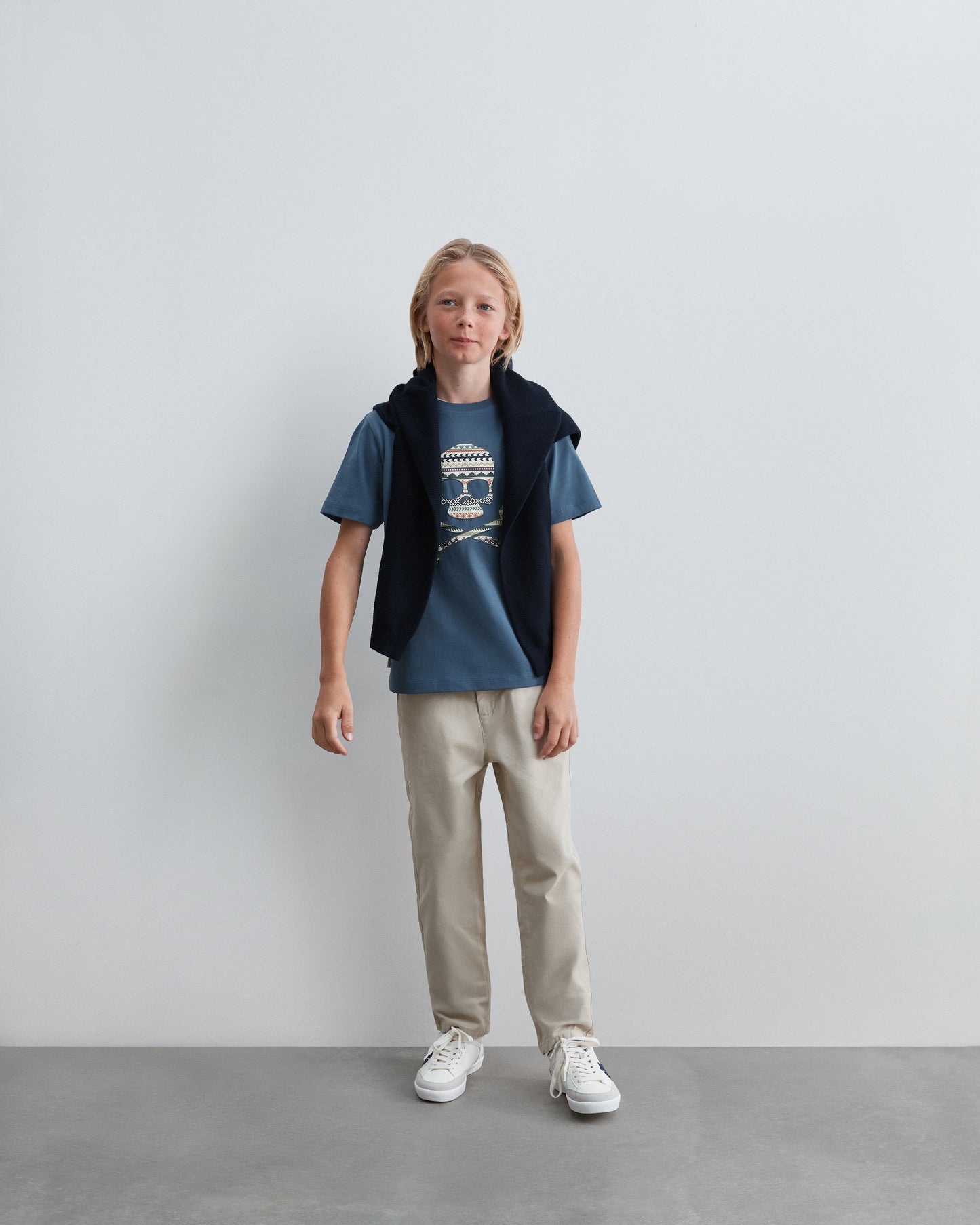 PRINTED SKULL T-SHIRT