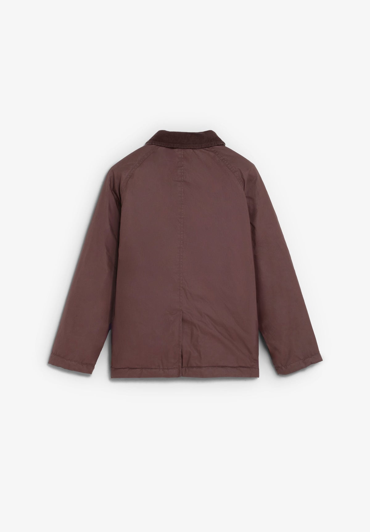 WAXED JACKET WITH CORDUROY COLLAR