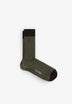TWO-TONE RIBBED SOCKS
