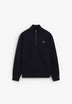 HALF-ZIP SWEATER WITH SKULL