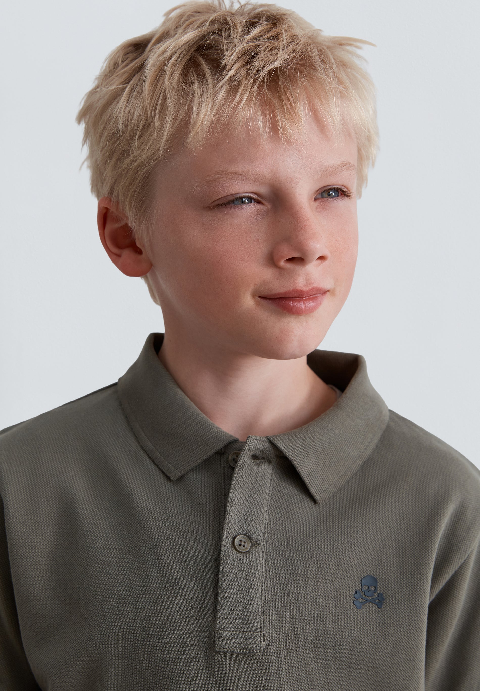BASIC POLO SHIRT WITH SKULL