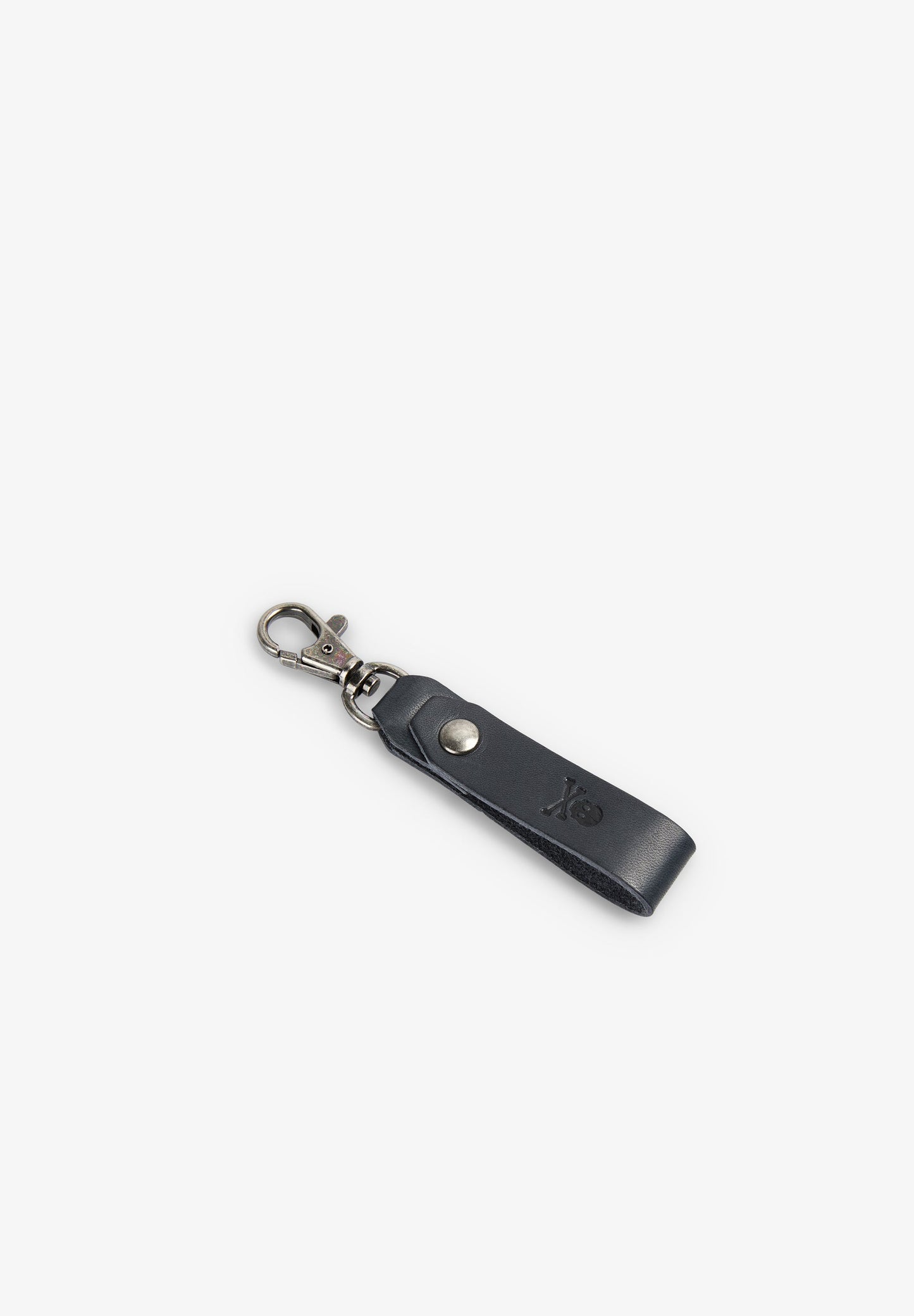 SCSKULL LEATHER KEYCHAIN