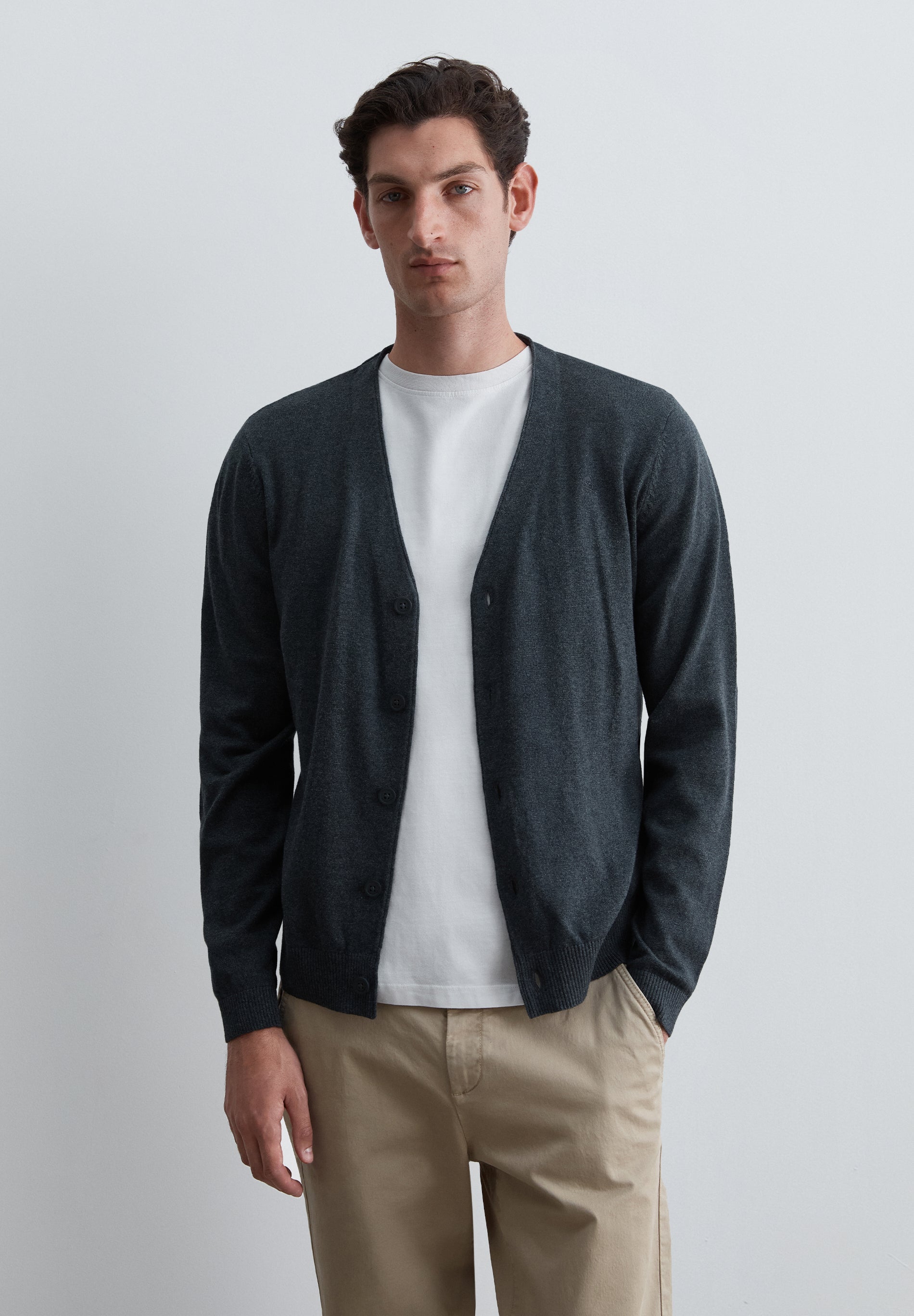 TONAL SKULL CARDIGAN