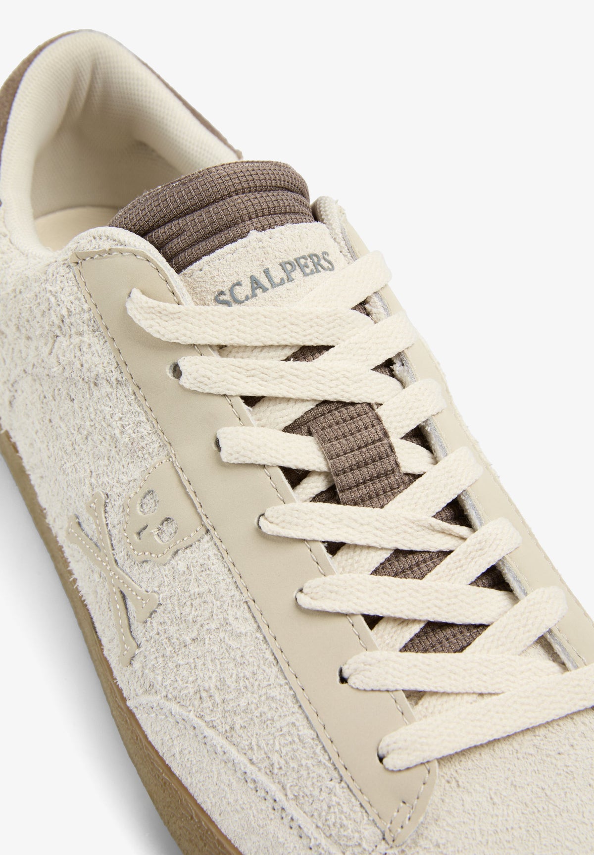 SUEDE SNEAKERS WITH CONTRAST SOLES