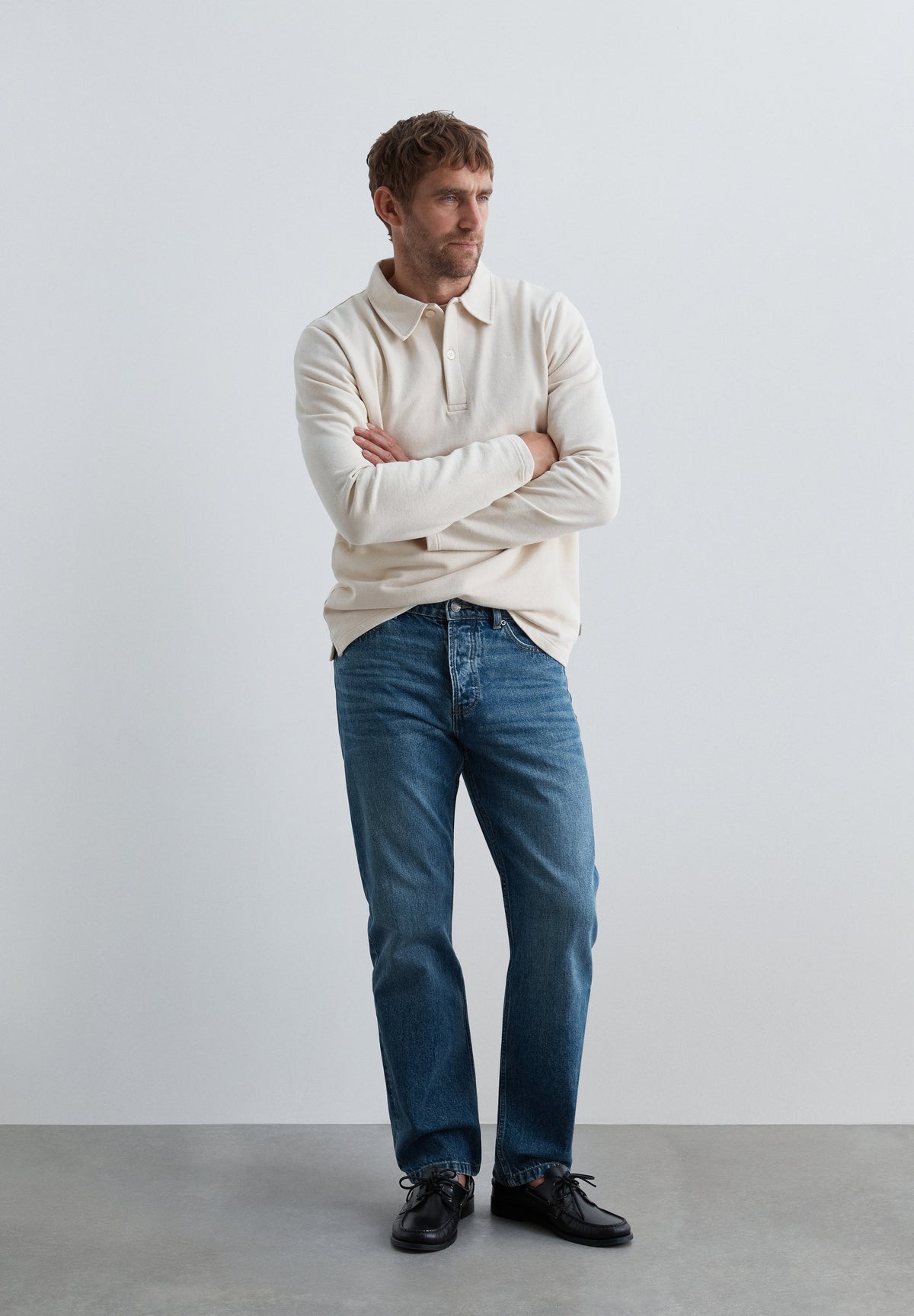 POLO NECK SWEATSHIRT