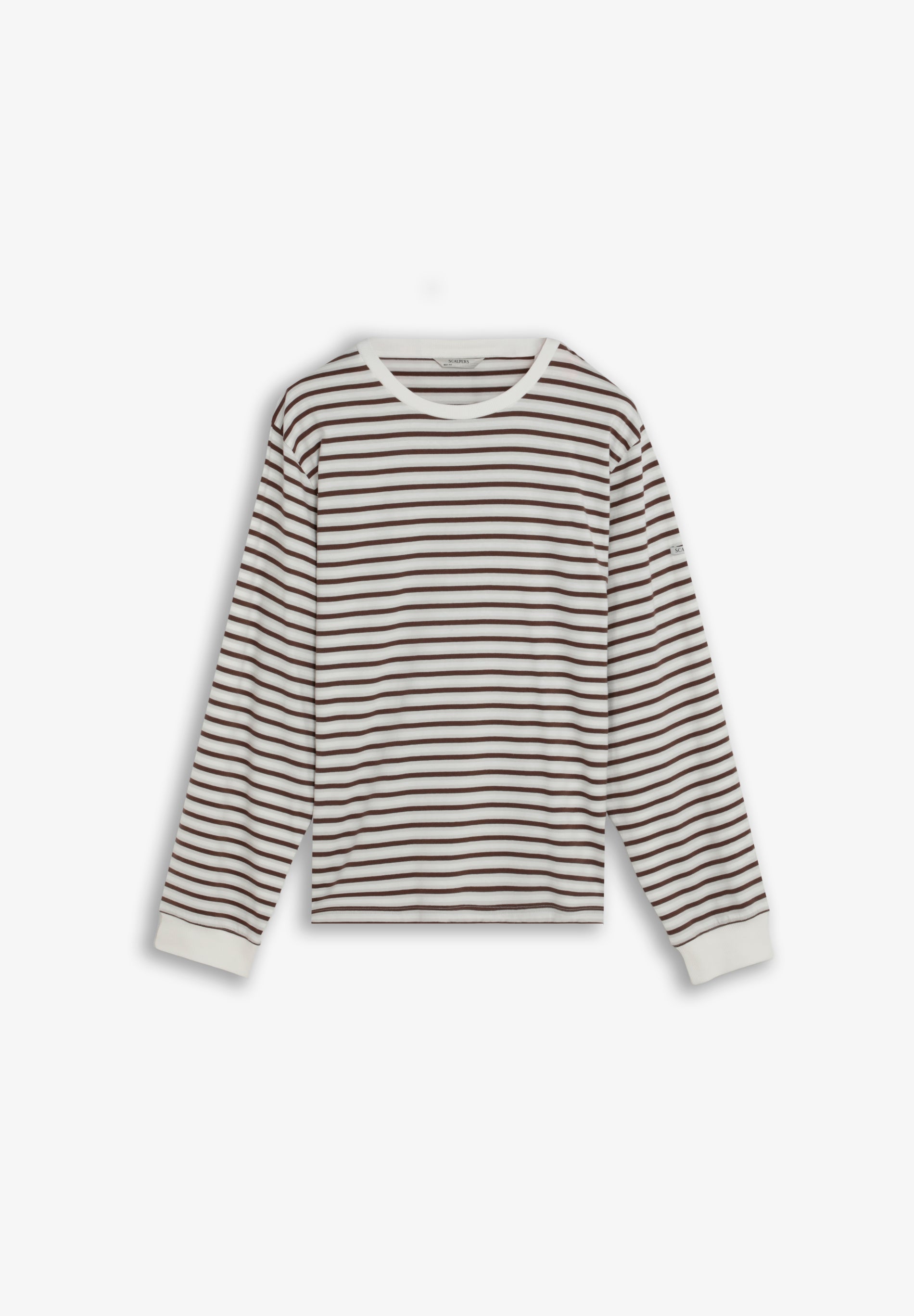 MIXED STRIPED LS TEE