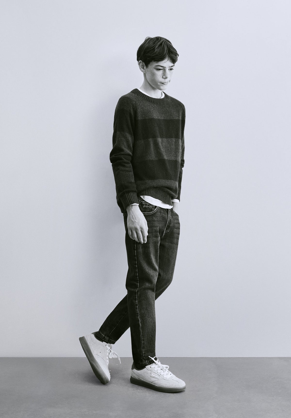 STRIPED WOOL SWEATER