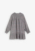 LONG SLEEVE ANIMAL PRINT DRESS