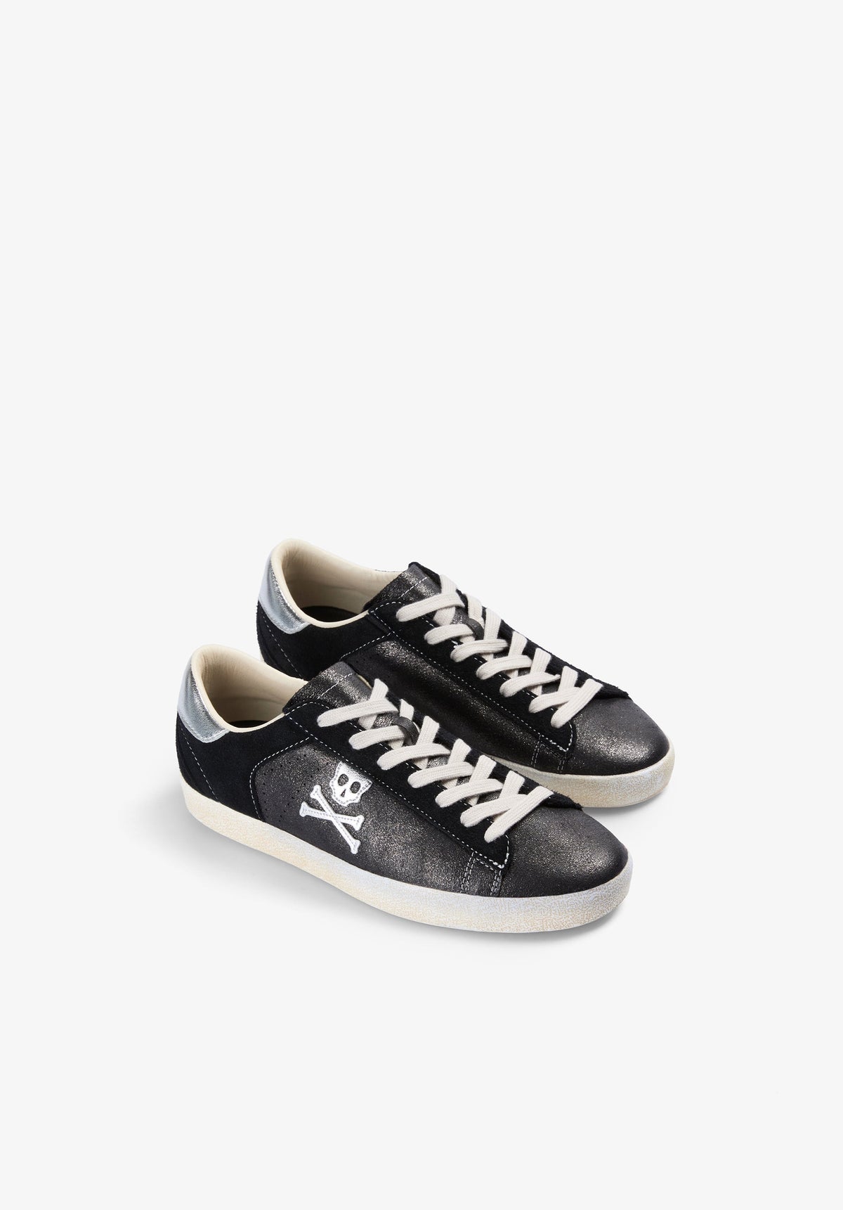 SCHENRY METALLIC SNEAKERS