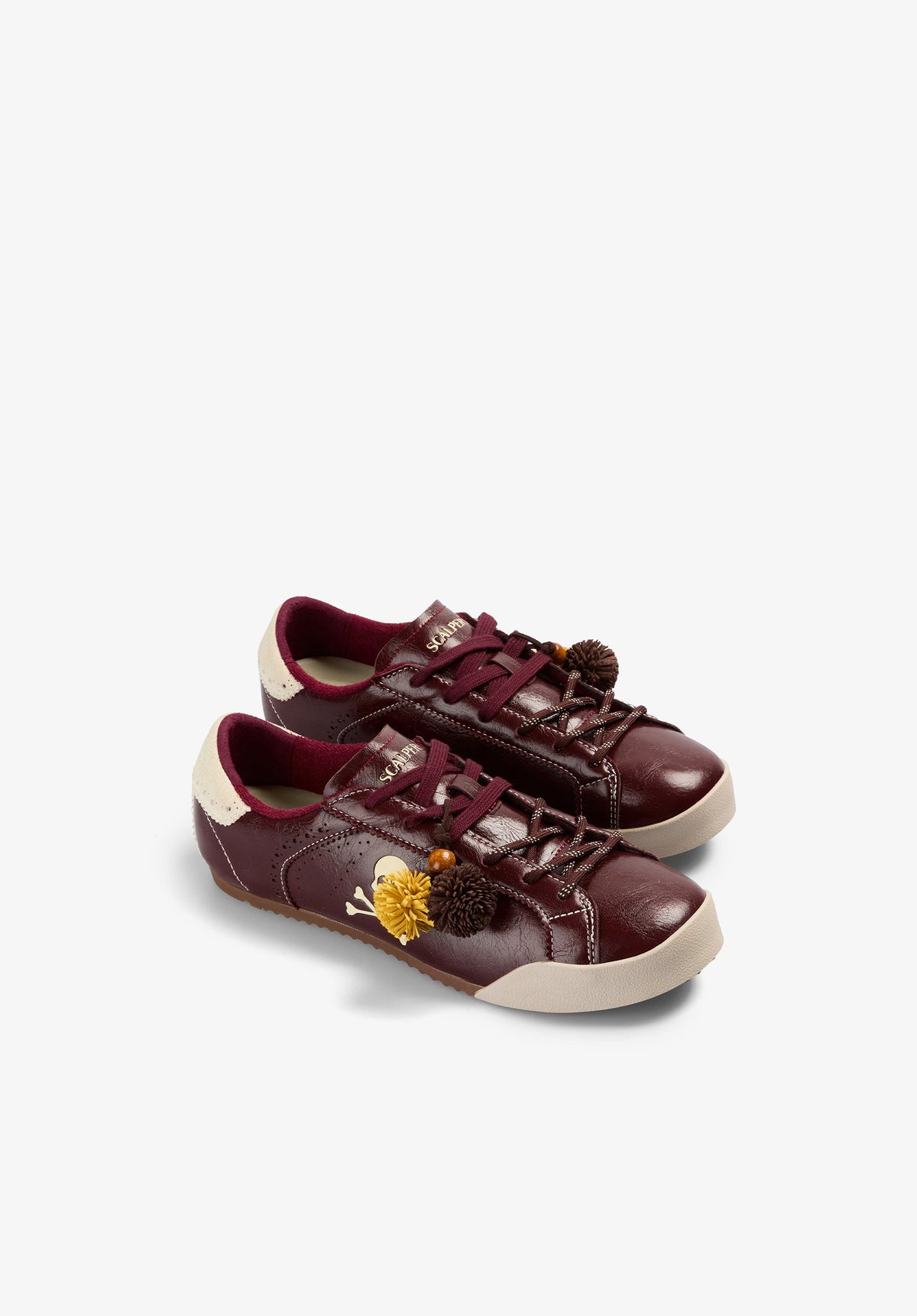 BOWLING SNEAKERS WITH SIDE SKULL