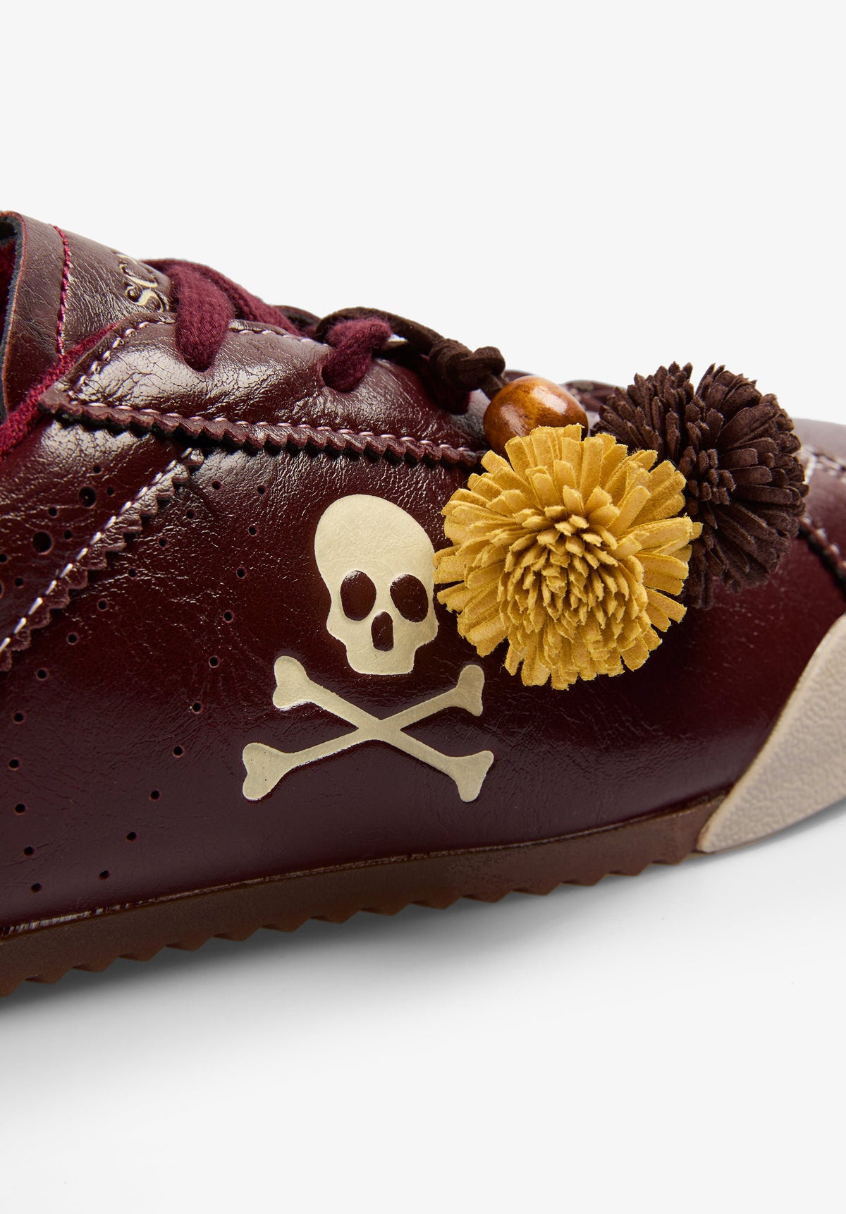 BOWLING SNEAKERS WITH SIDE SKULL