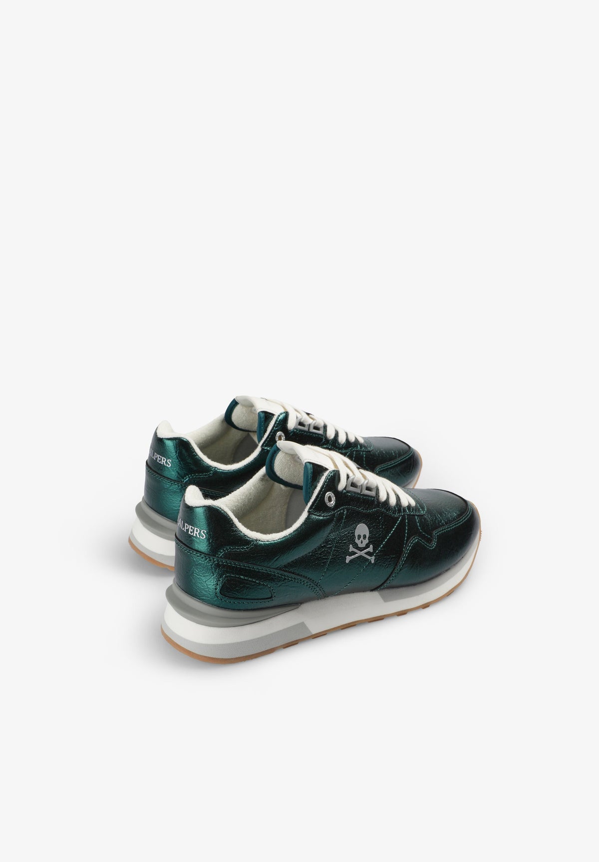 METALLIC SKULL SNEAKERS