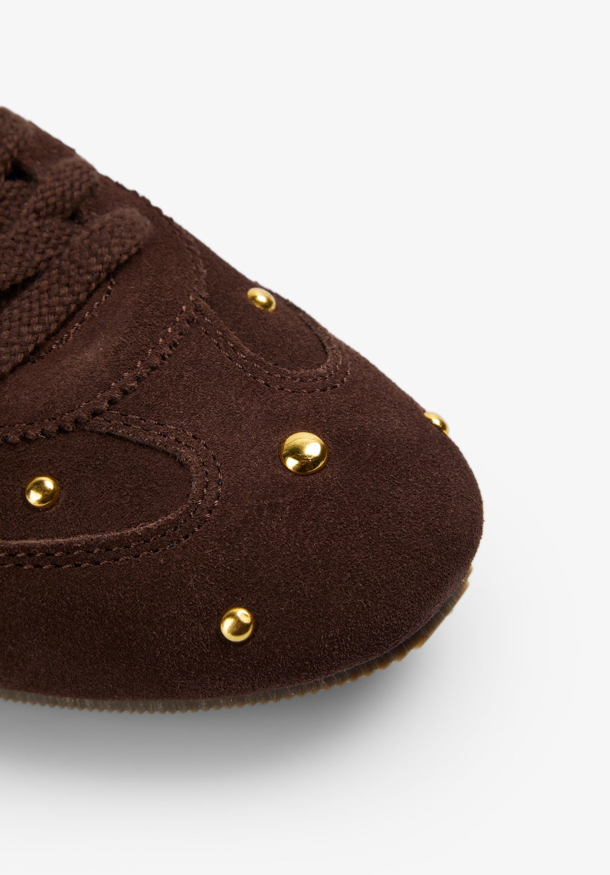 STUDDED SUEDE SNEAKERS