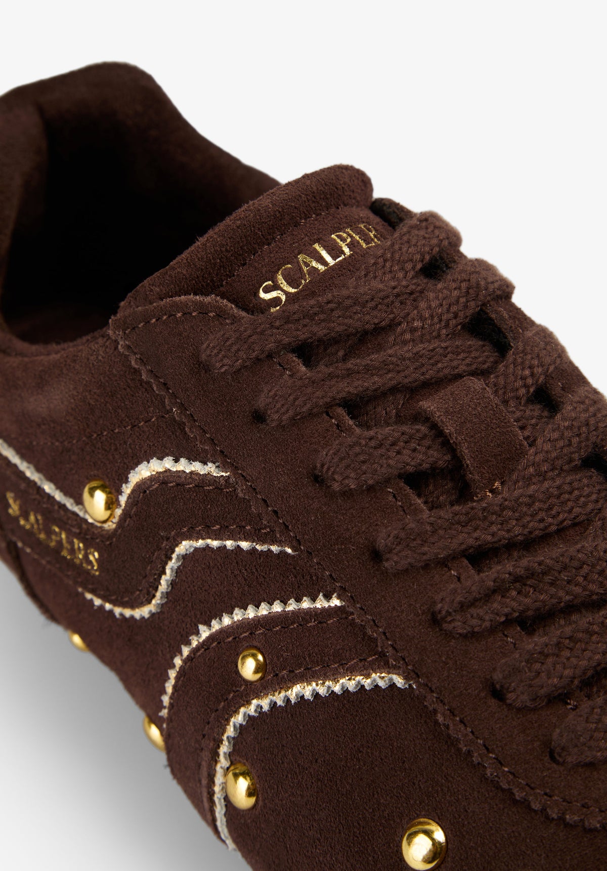 STUDDED SUEDE SNEAKERS