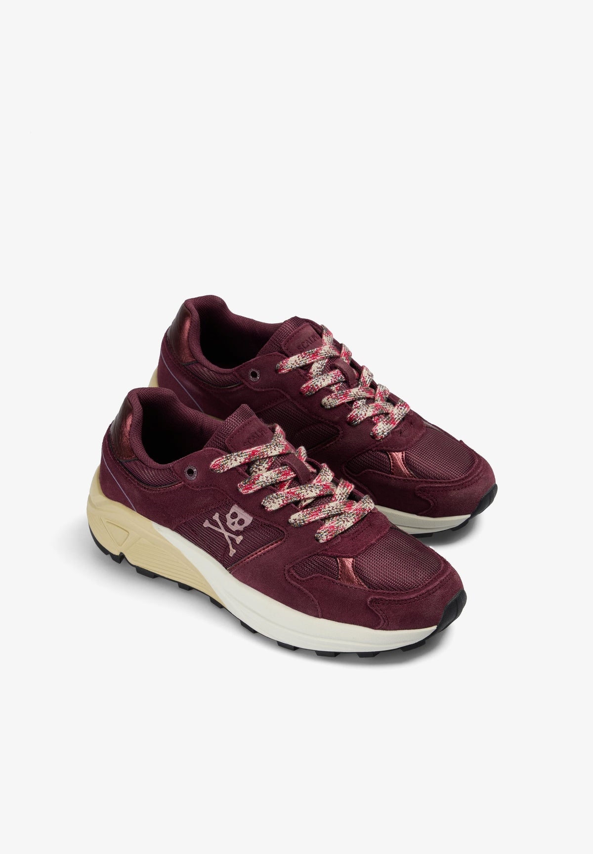 CONTRAST SOLE SNEAKERS