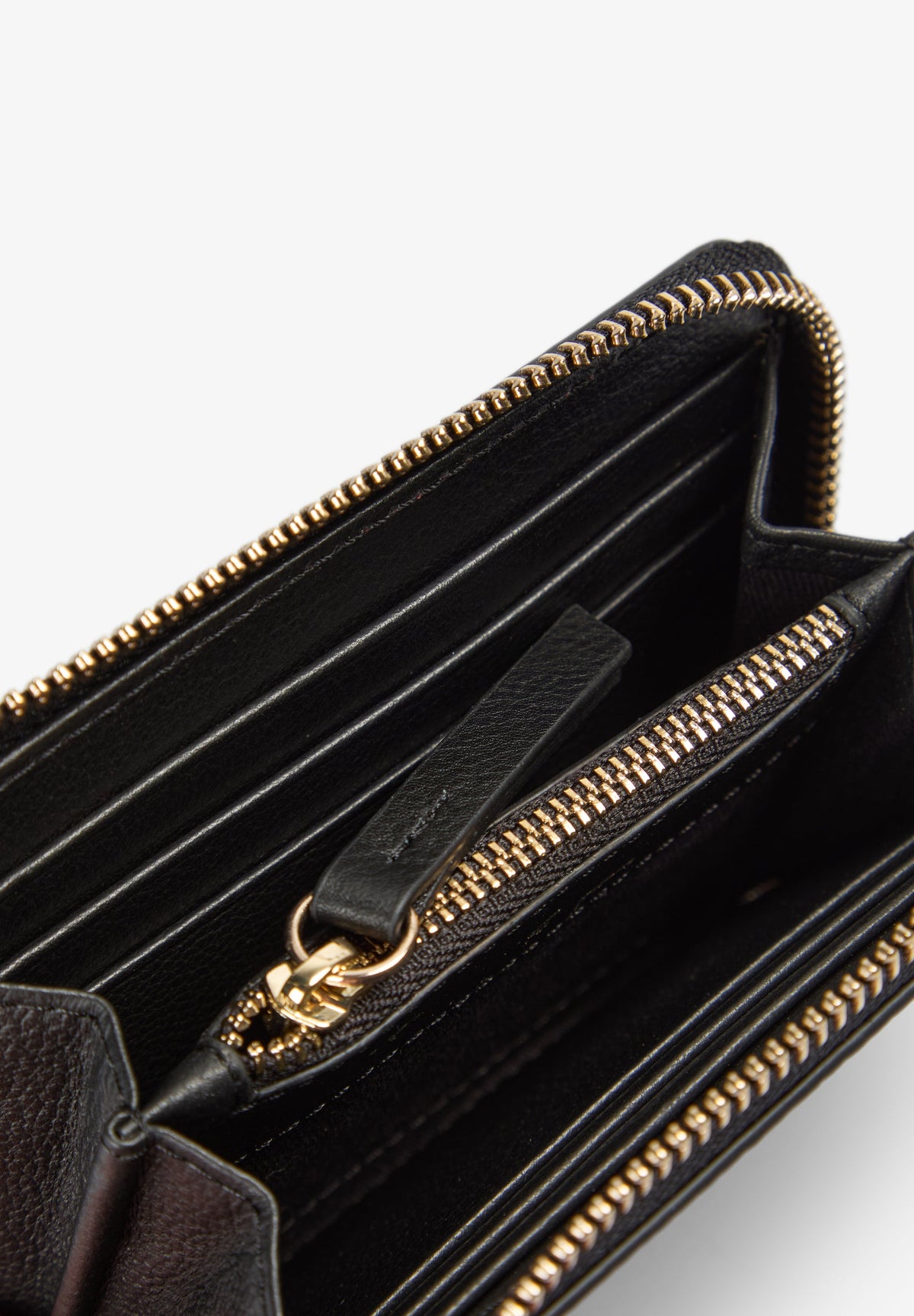 LEATHER COIN PURSE WITH ZIP