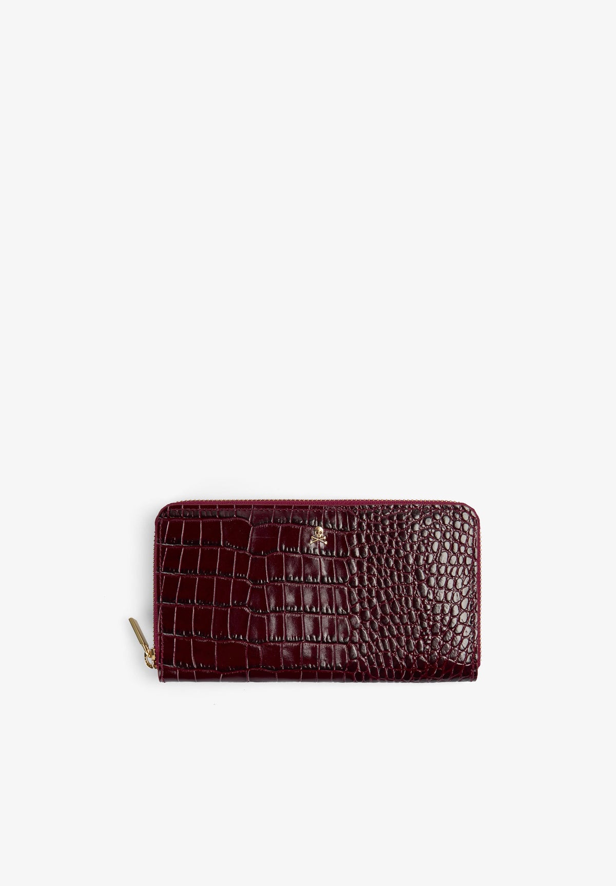 EMBOSSED LEATHER WALLET