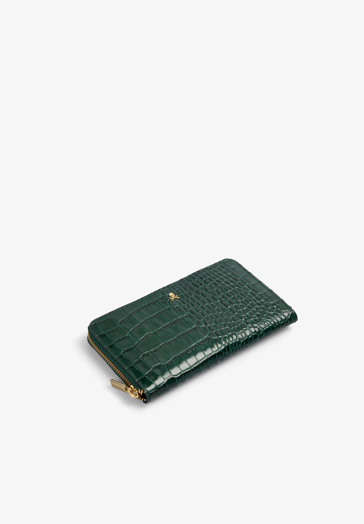 EMBOSSED LEATHER WALLET