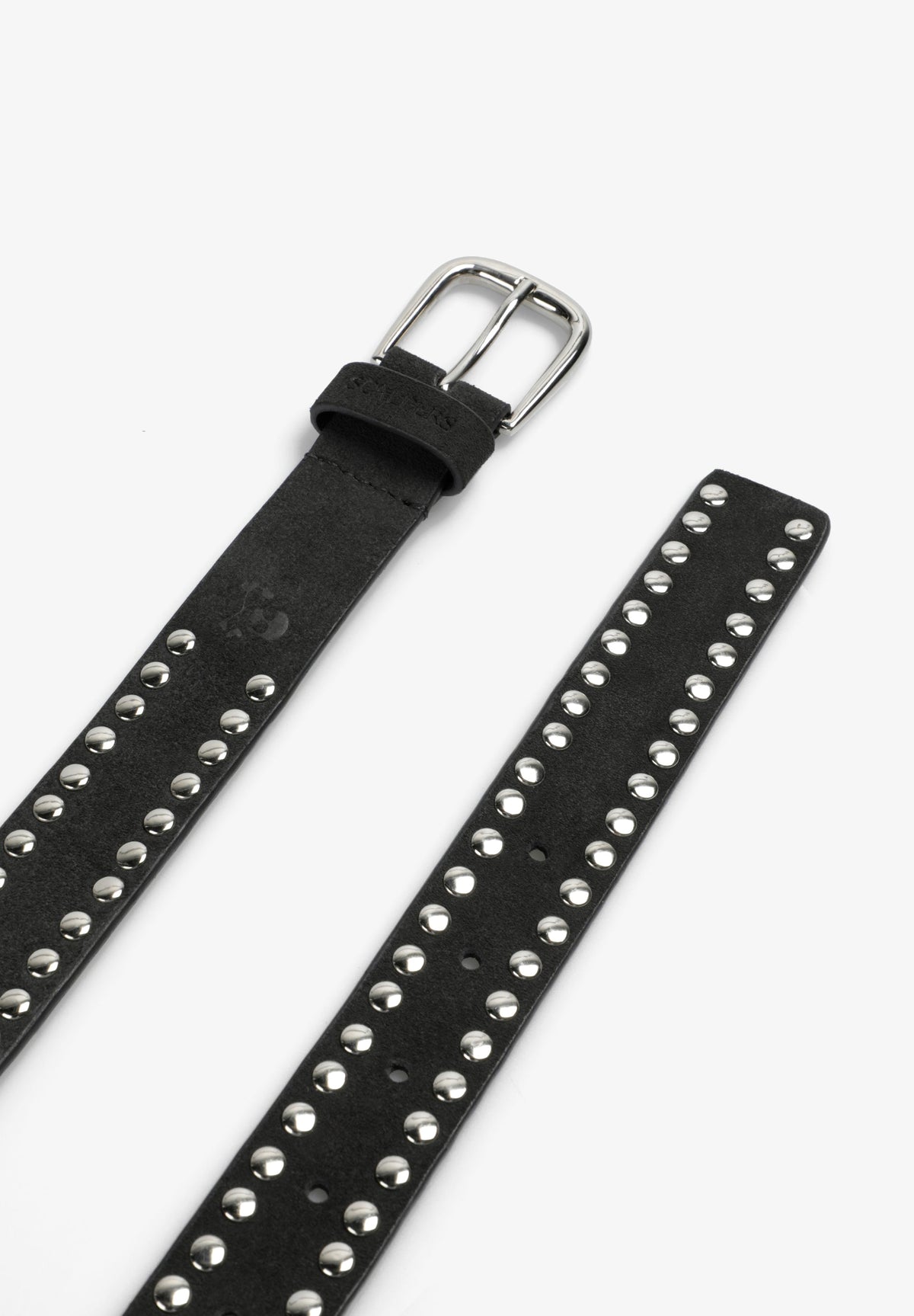 STUDDED SUEDE BELT