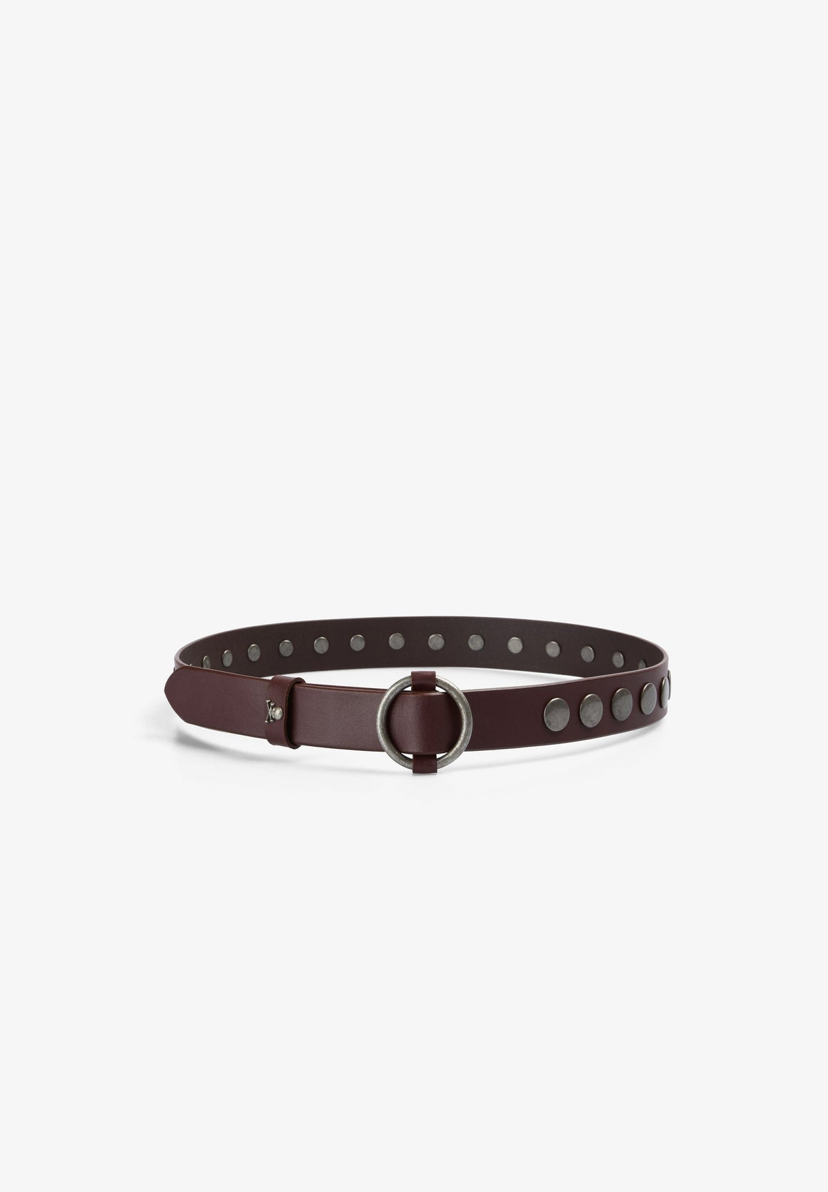 STUDDED LEATHER BELT