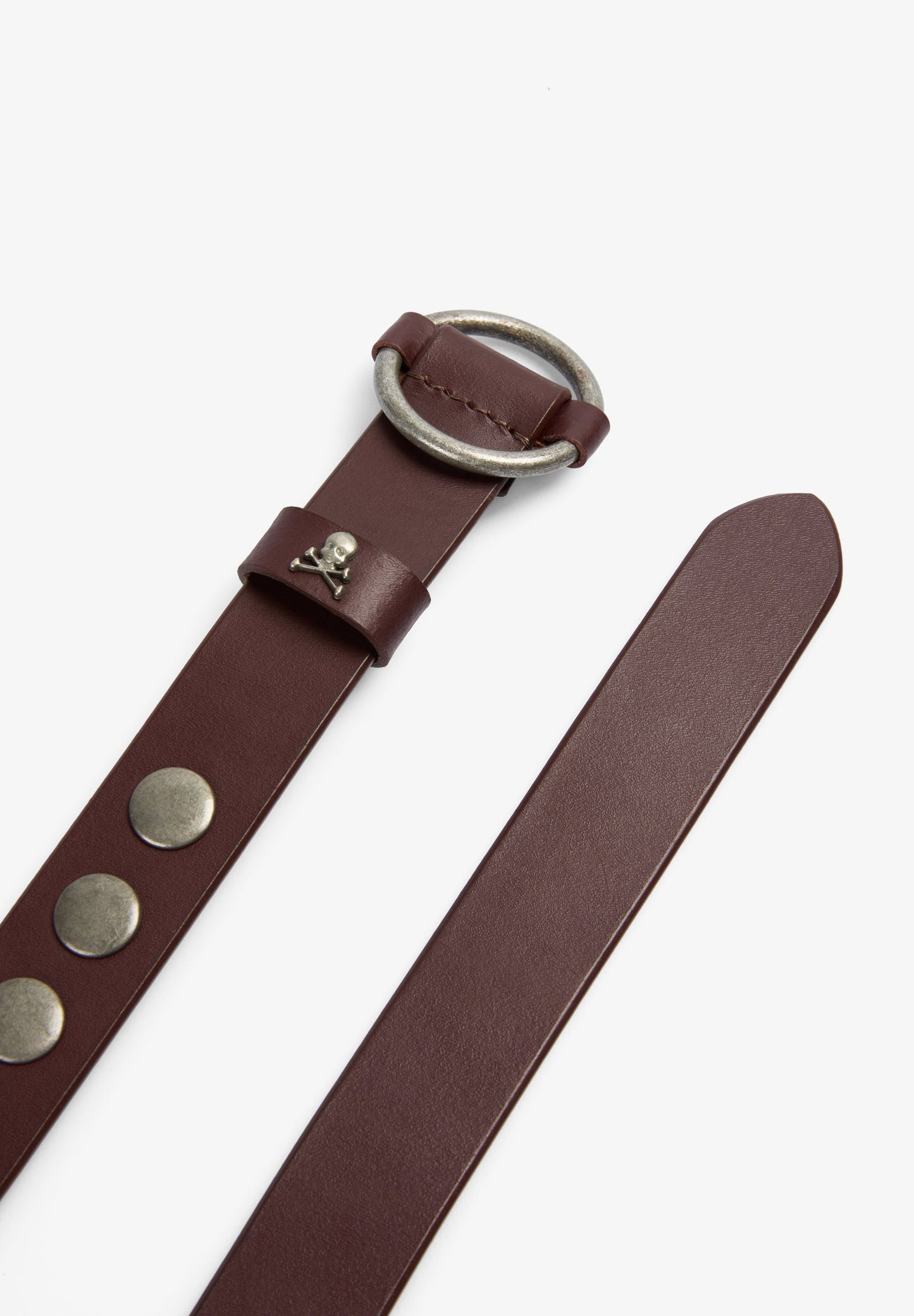 STUDDED LEATHER BELT