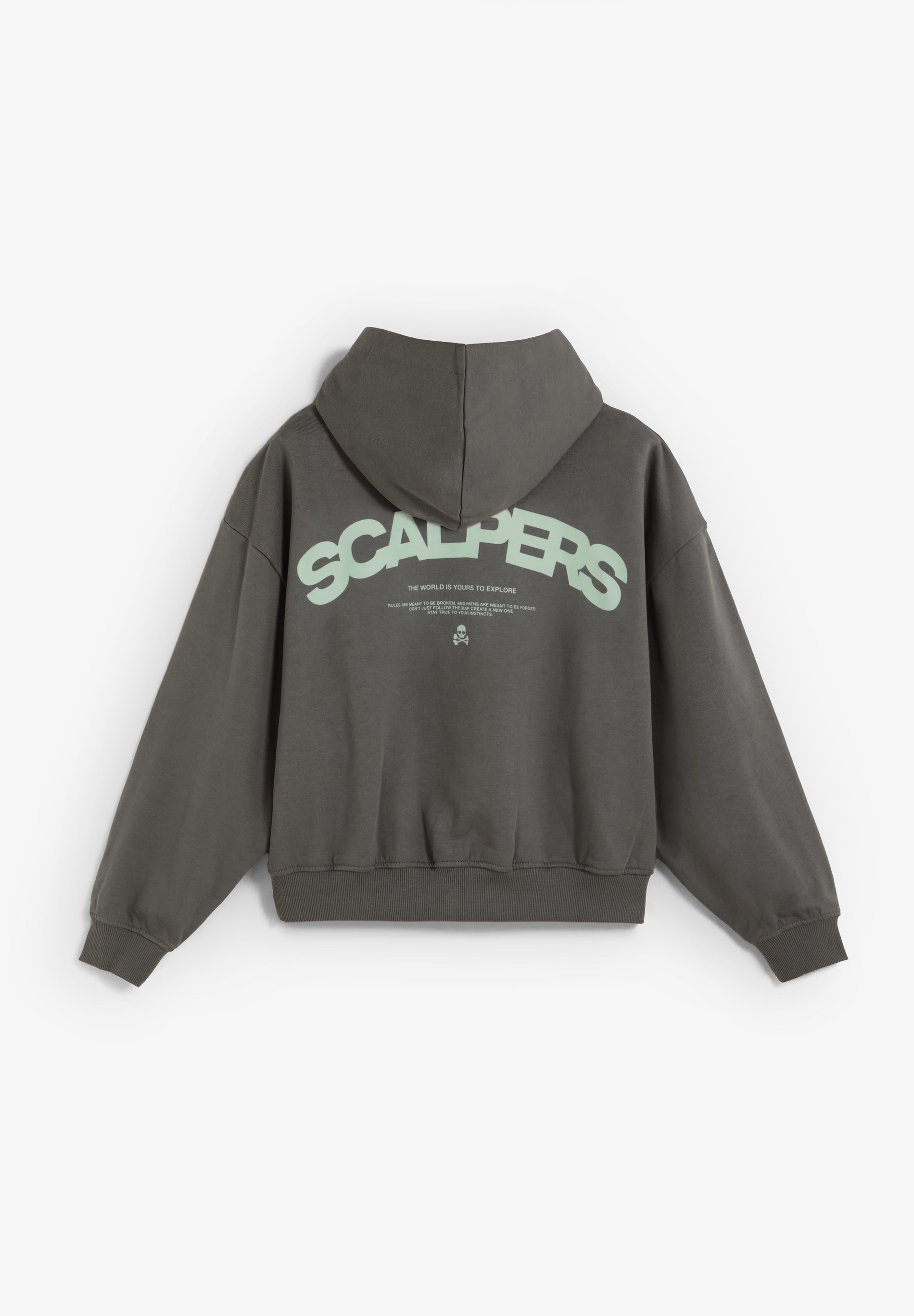BOXY SWEATSHIRT WITH BACK LOGO