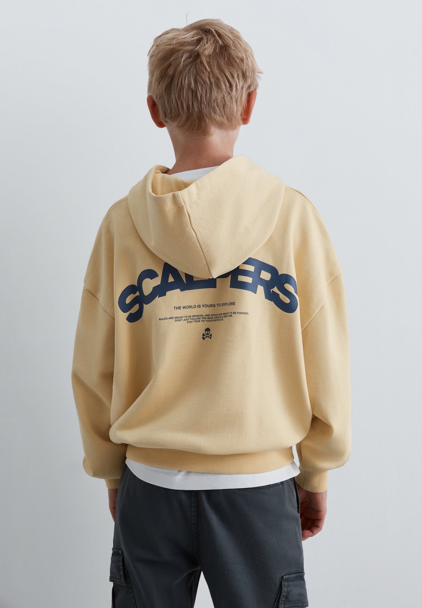 BOXY SWEATSHIRT WITH BACK LOGO