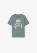 PRINTED SKULL T-SHIRT