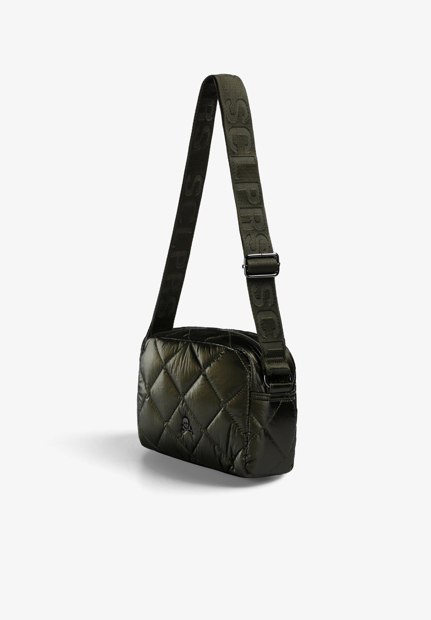 QUILTED NYLON CROSSBODY BAG