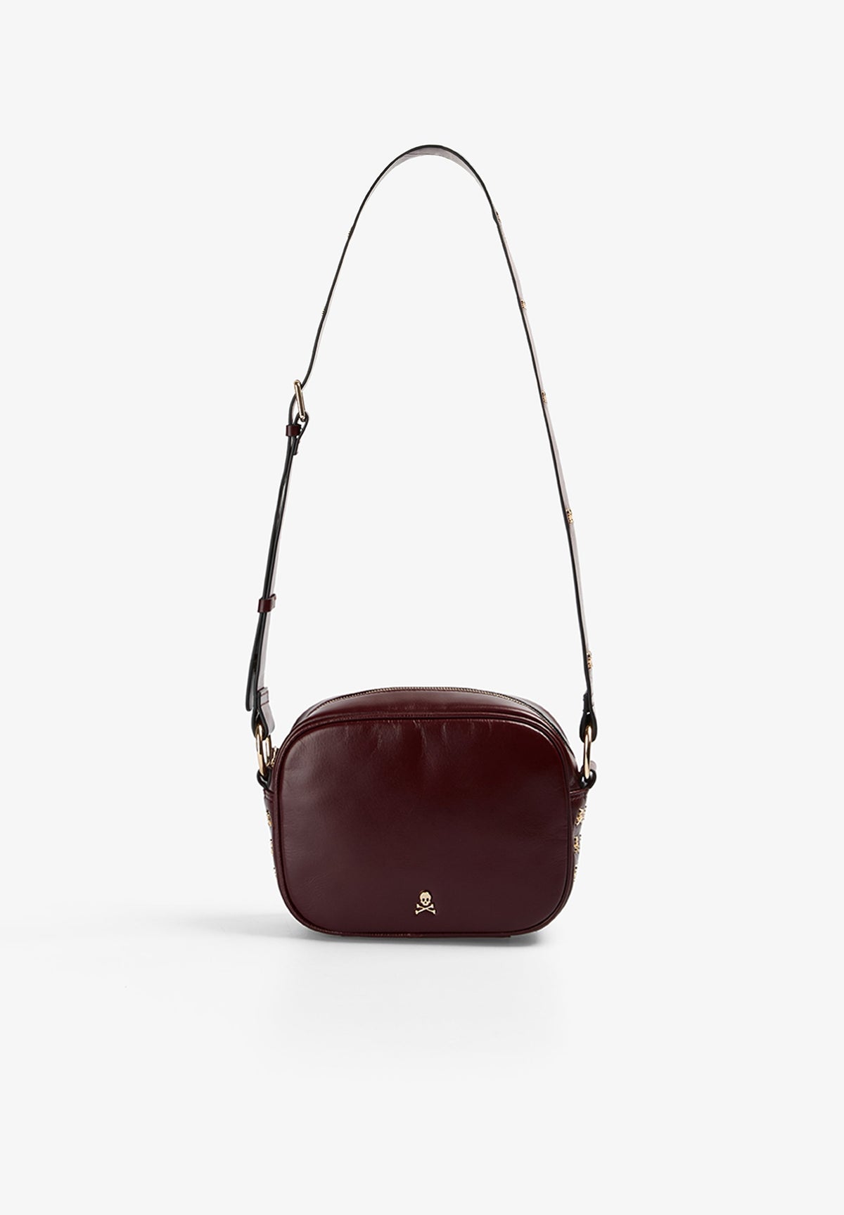 SCNEW SKULL LEATHER BAG