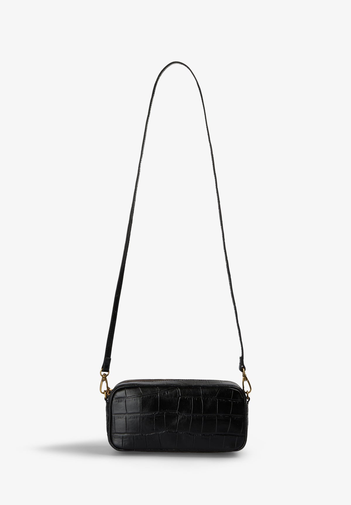 BAGUETTE LEATHER BAG