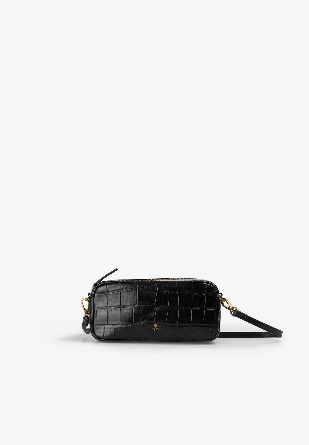 BAGUETTE LEATHER BAG