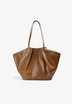 STRUCTURED SHOPPER BAG WITH STUDS