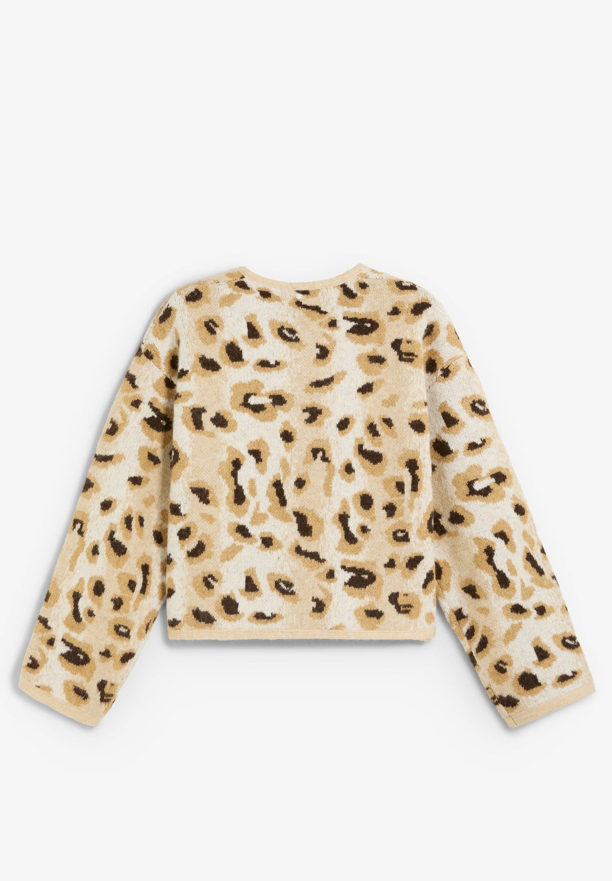 ANIMAL PRINT CARDIGAN