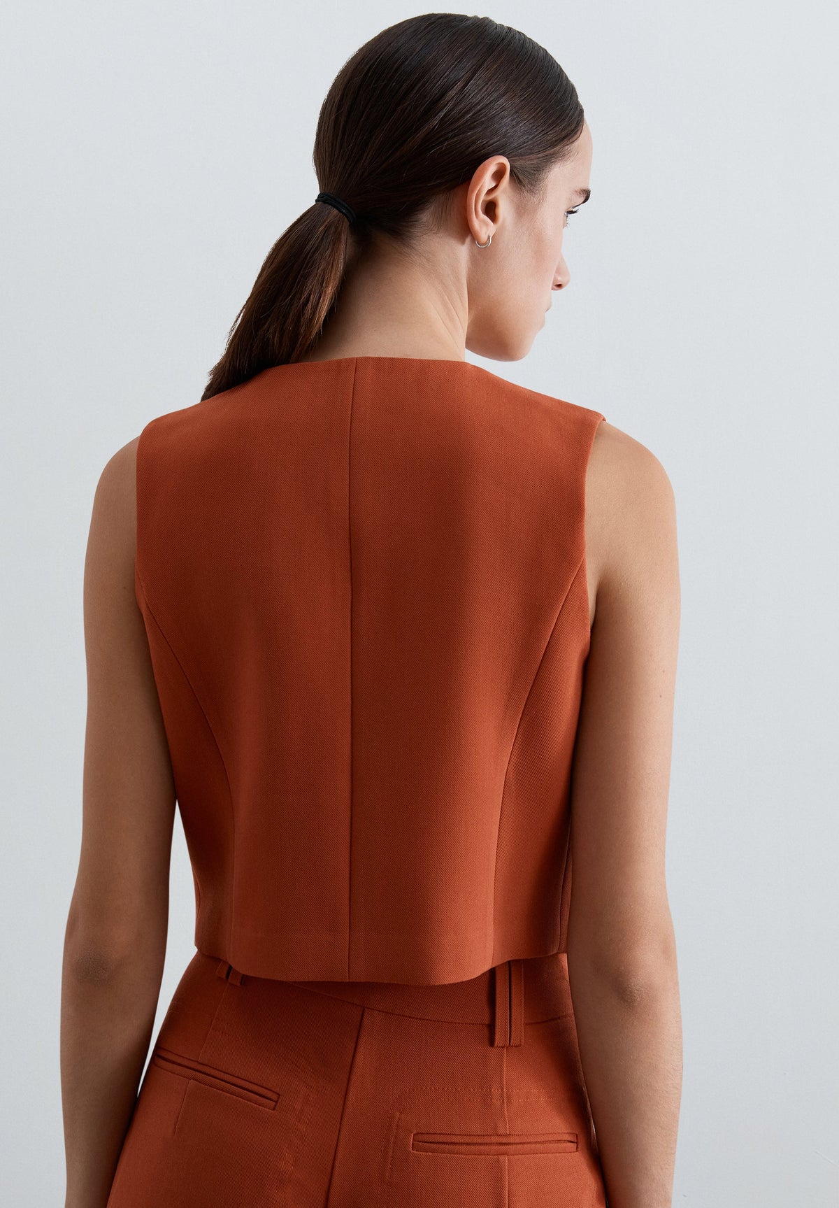 WAISTCOAT WITH LAPEL DETAILS