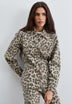 ANIMAL PRINT DENIM SHIRT