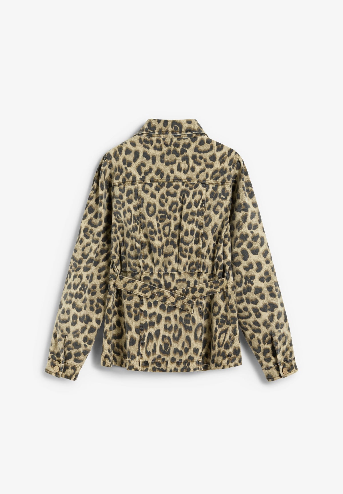 ANIMAL PRINT DENIM SHIRT