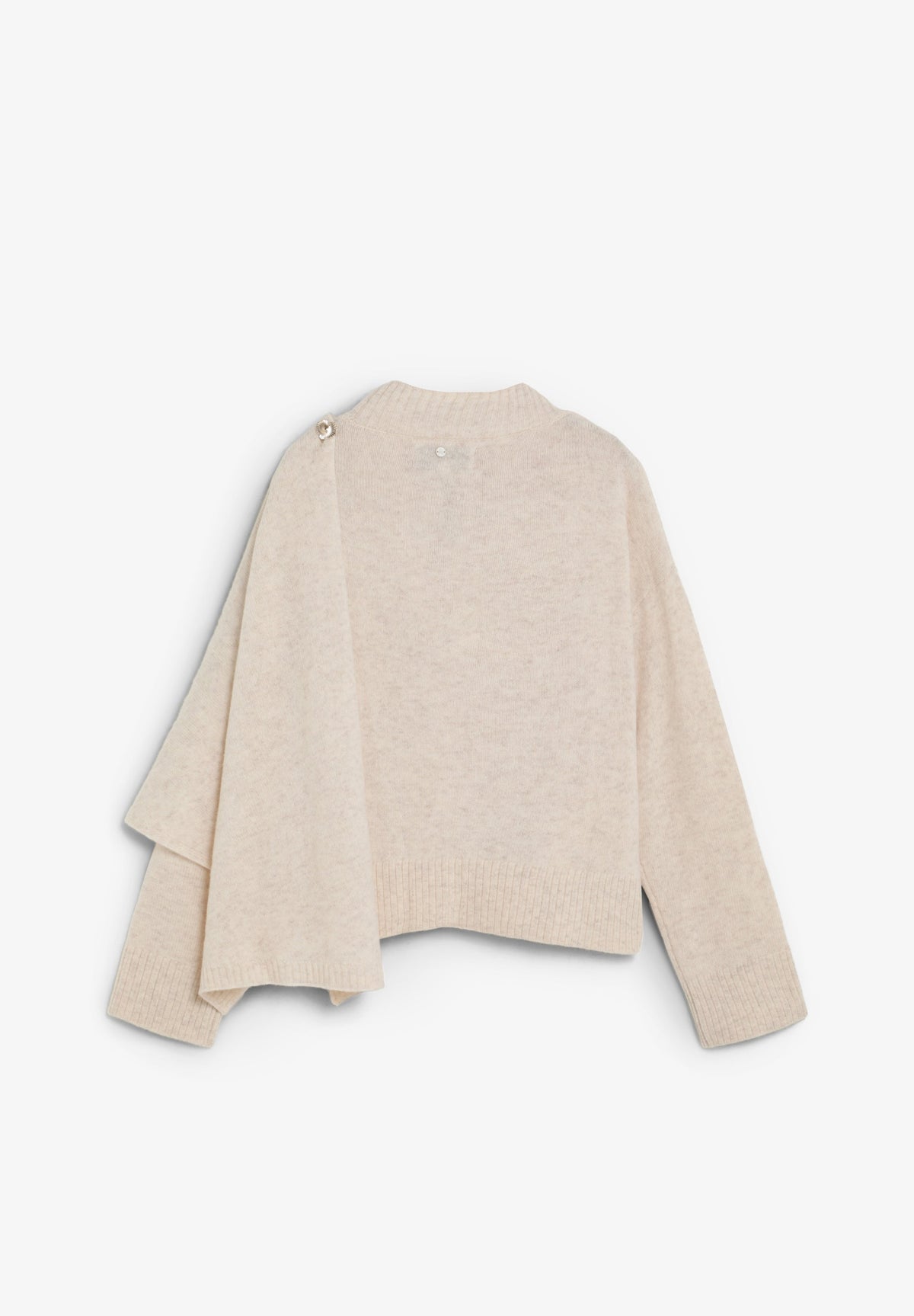 WOOL CAPE JUMPER