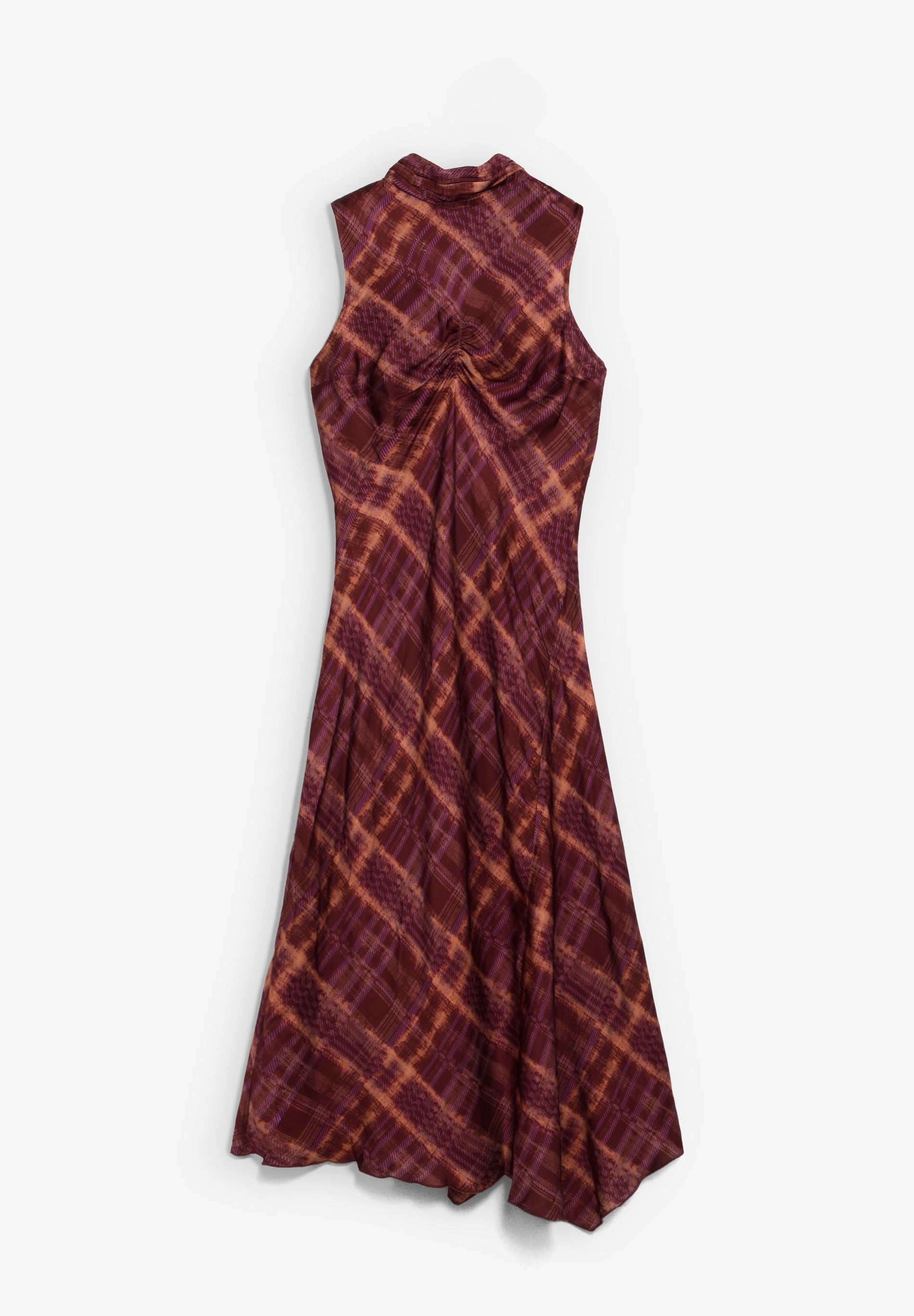 PRINTED HALTERNECK DRESS