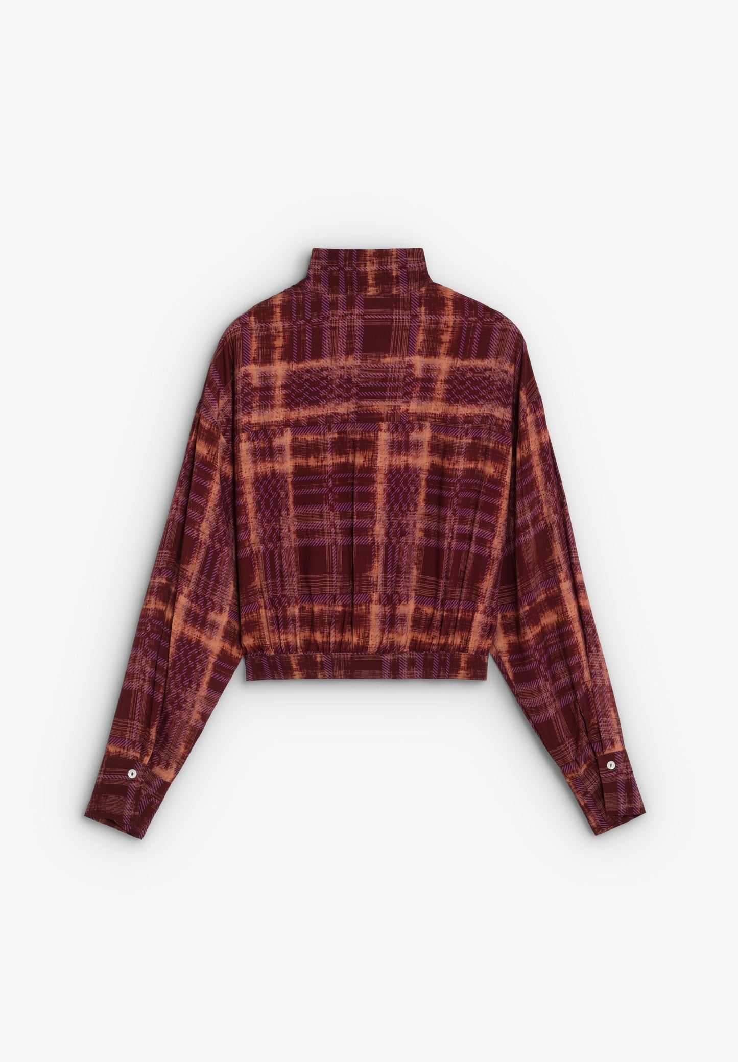 PRINTED HIGH NECK SHIRT